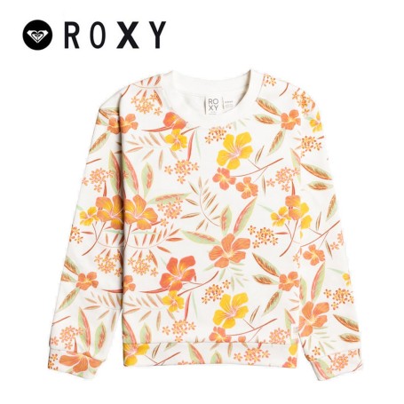Sweat ROXY Off to the Beach Blanc Fille