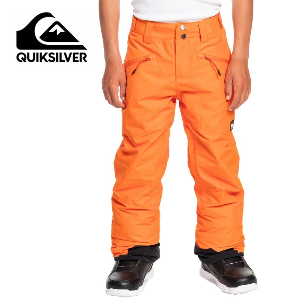 Pantalon de ski QUIKSILVER Boundry Orange Junior