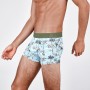 Boxer Microfibre NO PUBLIK Elephant Vert d'eau Homme