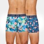 Boxer Microfibre x 2 NO PUBLIK Neon Garden Multicolore Homme