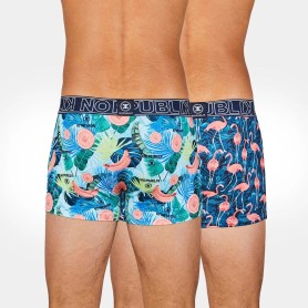 Boxer Microfibre x 2 NO PUBLIK Neon Garden Multicolore Homme