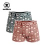 Boxer Microfibre x 2 NO PUBLIK Skull Kashmir Noir/Rouge Homme