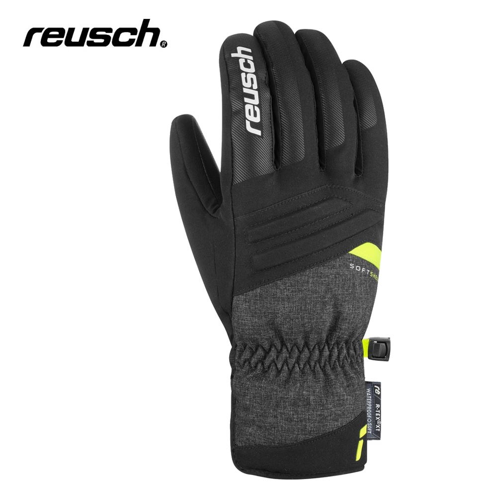 Gants de ski REUSCH Seamus Gris / Noir / Jaune Homme