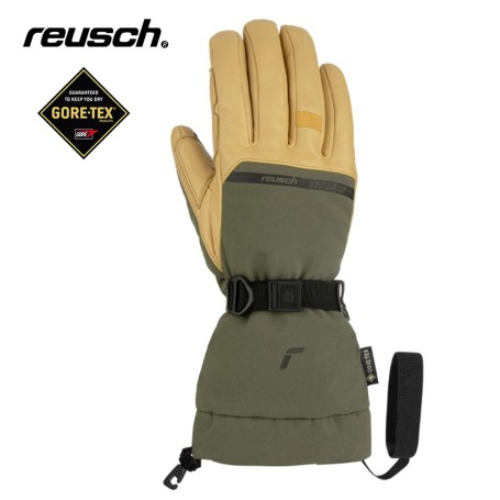 Gants de ski REUSCH Discovery Gtx Touch-Tec Olive Homme