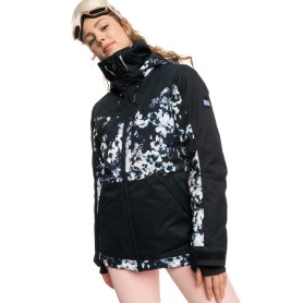 Parka de ski ROXY Presence Noir Floral Femme