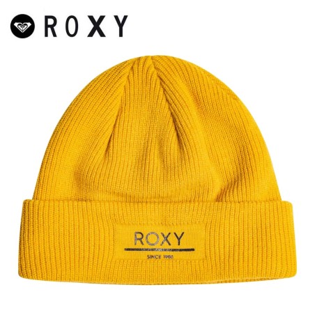 Bonnet à revers ROXY Folker Miel Femme