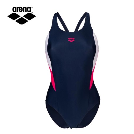 Maillot de bain ARENA Swimsuit V Back Panel Bleu Femme