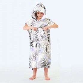 Poncho de bain AFTER ESSENTIALS Babies Maud Lecar Blanc Bébé