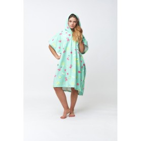 Poncho de bain AFTER ESSENTIALS Paradise Vert Unisexe