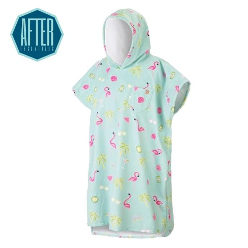 Poncho de bain AFTER ESSENTIALS Paradise Vert Unisexe
