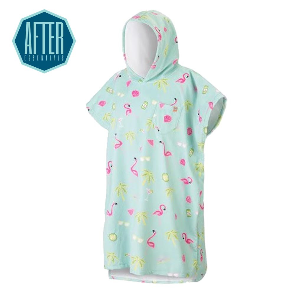 Poncho de bain AFTER ESSENTIALS Paradise Vert Unisexe