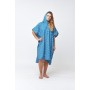 Poncho de bain AFTER Waves Marine Unisexe