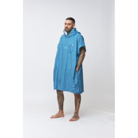 Poncho de bain AFTER Waves Marine Unisexe