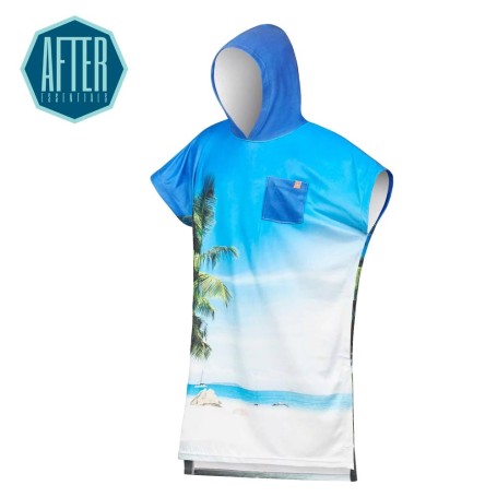 Poncho de bain AFTER Microfiber Tahiti Unisexe