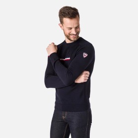 Pull ROSSIGNOL Odysseus Round Neck Noir Homme