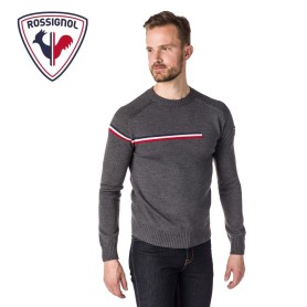 Pull ROSSIGNOL Odysseus Round Neck Gris Homme