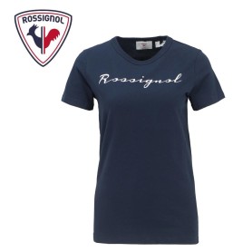 Tee-shirt ROSSIGNOL Logo Rossi Bleu marine Femme