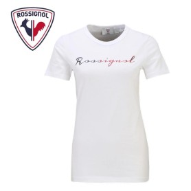 Tee-shirt ROSSIGNOL Logo Rossi Blanc Femme