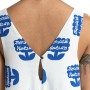 Combishort ELEMENT Sofia Blanc / Bleu Femme