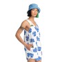 Combishort ELEMENT Sofia Blanc / Bleu Femme