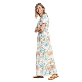 Robe longue ROXY Girly Community Blanc Femme