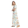 Robe longue ROXY Girly Community Blanc Femme