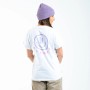 Tee-shirt PLANKS Organic Smiley Blanc Femme