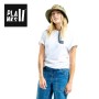 Tee-shirt PLANKS Essentials Organic SS Blanc Femme