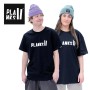 Tee-shirt PLANKS Logo Organic Noir Unisexe