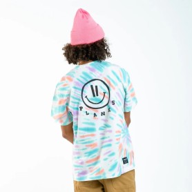 Tee-shirt PLANKS Organic Smiley Tie-dye Homme
