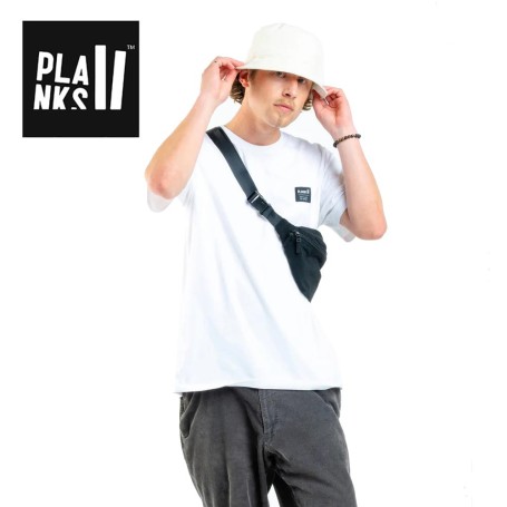 Tee-shirt PLANKS Essentials Organic SS Blanc Homme
