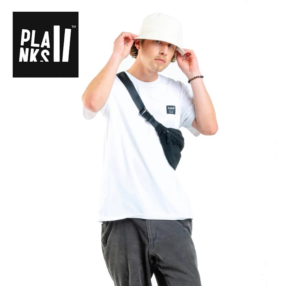 Tee-shirt PLANKS Essentials Organic SS Blanc Homme