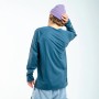 Tee-shirt PLANKS Organic LS Smiley Navy Homme