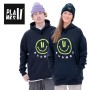 Sweat à Capuche PLANKS Organic Raglan Noir Unisexe