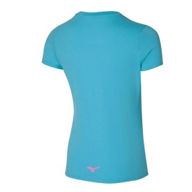 Tee-shirt MIZUNO Athletics Runbird Bleu Femme