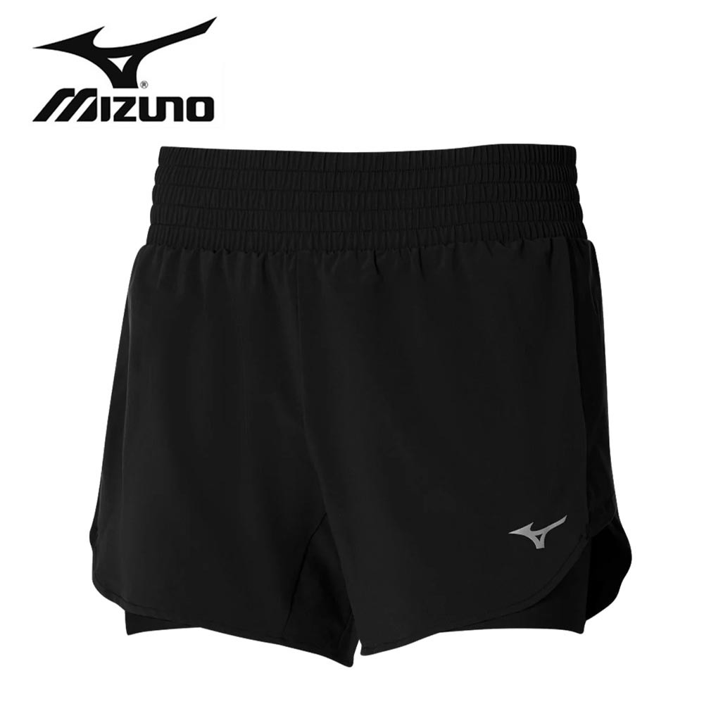 Short MIZUNO 2in1 4.5 Short Noir Femme