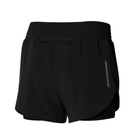 Short MIZUNO 2in1 4.5 Short Noir Femme