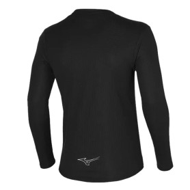Tee-shirt MIZUNO Dryaeroflow LS HZ Noir Homme