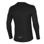 Tee-shirt MIZUNO Dryaeroflow LS HZ Noir Homme