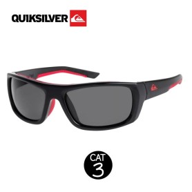 Lunettes QUIKSILVER Knockout Noir/Rouge Homme - Cat.3