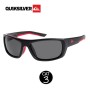 Lunettes QUIKSILVER Knockout Noir/Rouge Homme - Cat.3