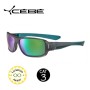 Lunettes de soleil CEBE S'Path Noir/Vert 7-10 ans - Cat.3