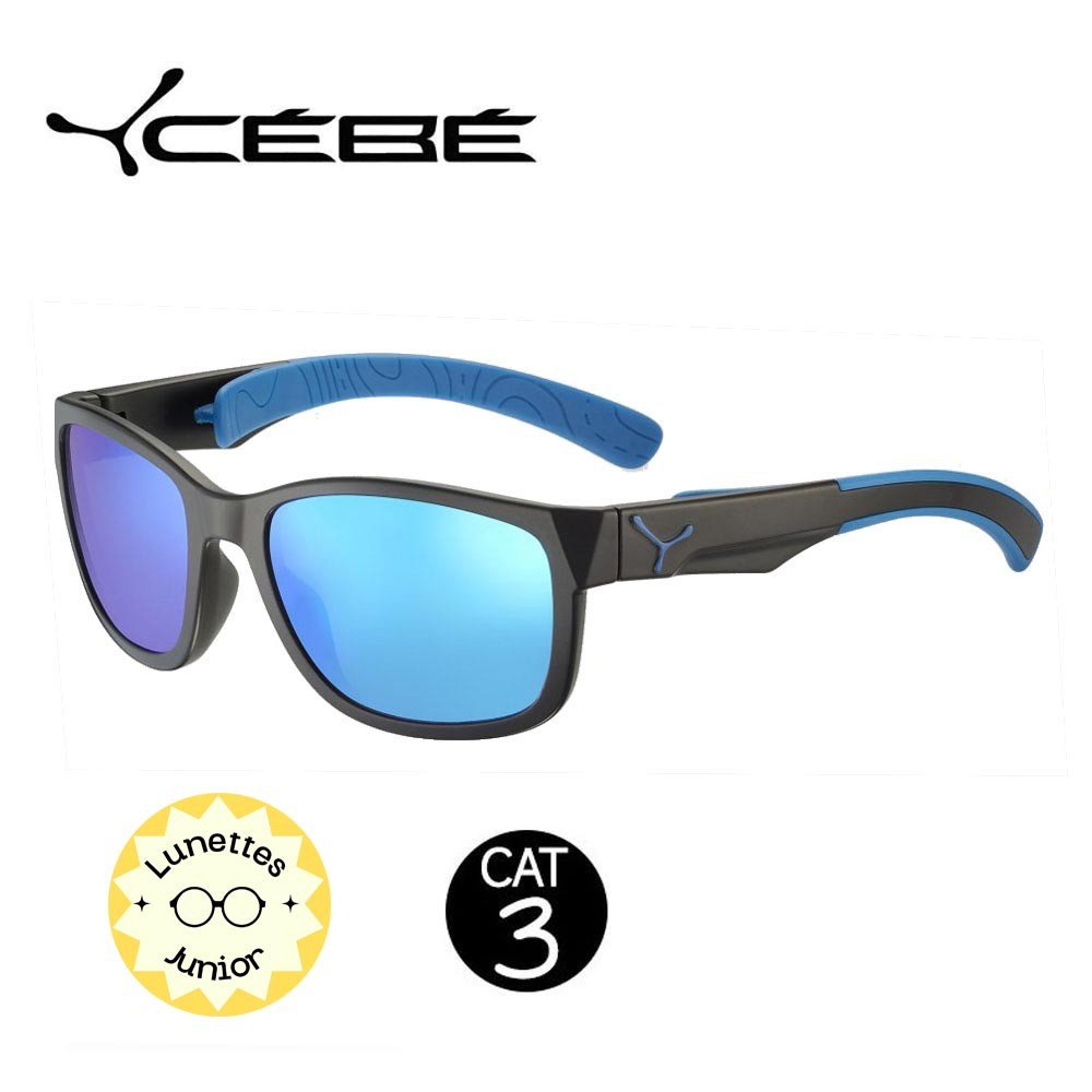 Lunettes de soleil CEBE S'Sense Noir/Bleu 7-10 ans - Cat.3