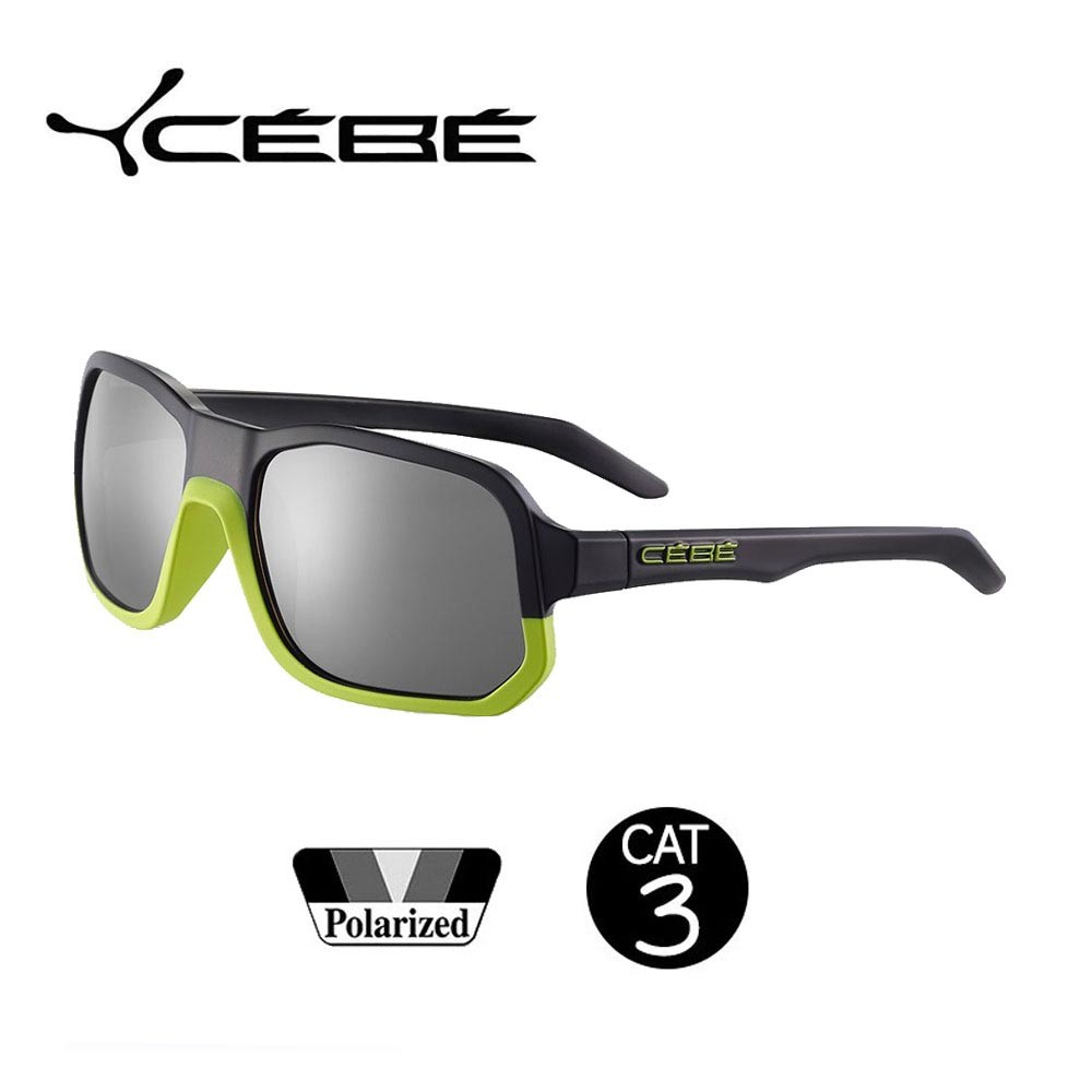 Lunettes Polarisées CEBE Outspeed Noir/Citron Unisexe - Cat.3