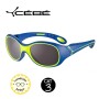Lunettes de soleil CEBE S'Kimo Bleu/Jaune 1-3 ans - Cat.3