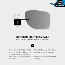 Lunettes de soleil CEBE S'Kimo Framboise/Blanc 1-3 ans - Cat.3