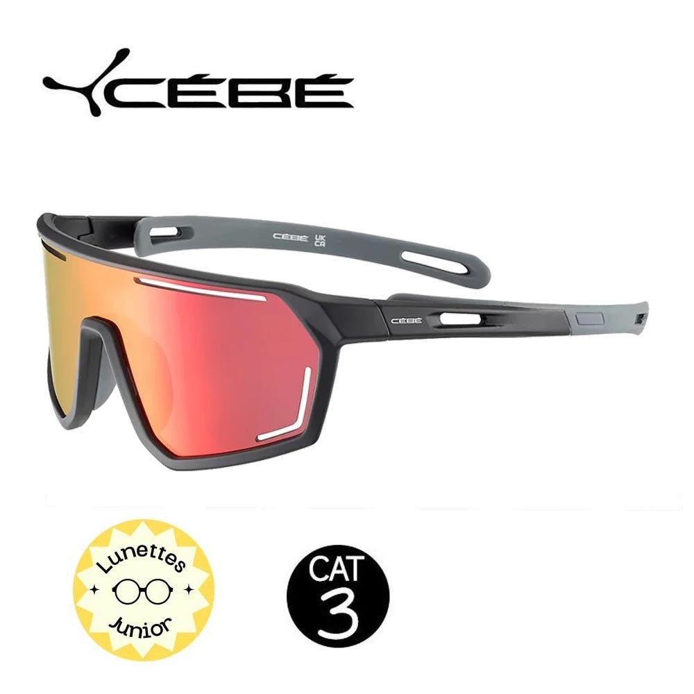 Lunettes de soleil CEBE S'Trace Noir 10-12 ans  - Cat.3