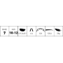 Lunettes de soleil CEBE S'Trace Noir/Vert 10-12 ans  - Cat.3