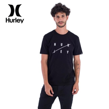 Tee- shirt HURLEY Slash Noir Homme