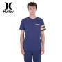 Tee shirt HURLEY Oceancare Block Party Bleu Homme